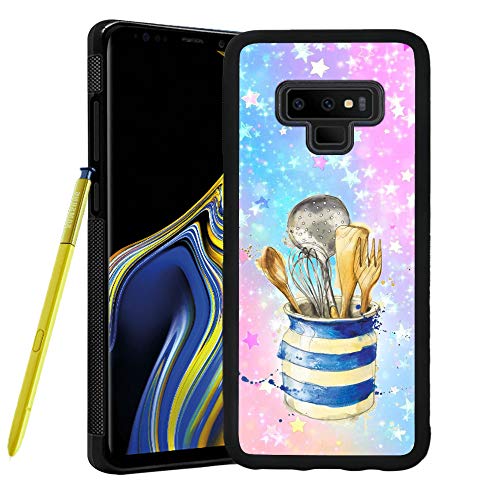Samsung Galaxy Note 9 Case,Flexible Soft TPU Cover Shell,Slim Silicone Black Rubber Non-Slip Durable Design Protective Phone Case for Samsung Galaxy Note 9 -Kitchenware