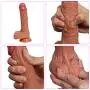 Women Dilló 8.3 Inch Realistic Huge Penetrator Toys for Women with Suction Cup Soft Waterproof Long Toys