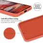 SURPHY Silicone iPhone Xs MAX Case, Slim Soft Liquid Silicone Rubber Full Body Protection Phone Case Cover with Microfiber Lining for iPhone Xs MAX Case 6.5", Nectarine