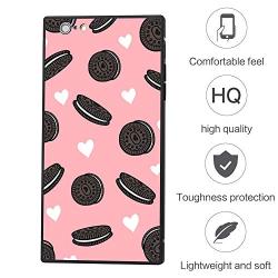iPhone 6s 6 Case,Flexible Soft TPU Cover Shell,Slim Silicone Black Rubber Non-Slip Durable Design Protective Phone Case for iPhone 6s 6 -Biscuits