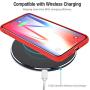 TOZO for iPhone 11 Pro Case 5.8 Inch (2019) Liquid Silicone Gel Rubber Shockproof Shell Ultra-Thin [Slim Fit] Soft 4 Side Full Protection Cover for iPhone 11 Pro with [Red]