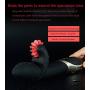 Repeated Charge Full Silicone Vibrating Cock Ring with 12 Pieces of Soft Tongue - Waterproof Rechargeable Penis Ring Vibrator-1500 r / min - Sex Toy for Male/Female or Couples