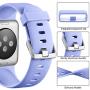 Haveda Sport Bands Compatible for Apple 4 Watch 40mm 44mm Series 4 Series 5, iWatch Bands 38mm 42mm Womens, Waterproof Wrist Band for iWatch, Apple Watch Series 3, Series 2/1 Man Small Large