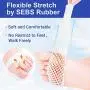 Metatarsal Pads for Women and Men Ball of Foot Pads Cushions Silicone Honeycomb Forefoot Pad for High Heel Inserts Sneakers Metatarsalgia Foot Pain Relief