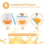 MOICO Reusable Silicone Food Storage Bag, 5 Pack Airtight Seal Reusable Freezer Bags Dishwasher Safe, Leakproof Silicone Bags Reusable for Liquid, Snack, Sandwich, Fruit, BPA Free, FDA Approved