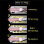 Super Silicone Vagina Masturbator for Male Long Slide Elastic Penis Sleeve Soft Skin Feel Pussy Penis Massager for Men Sex Toy