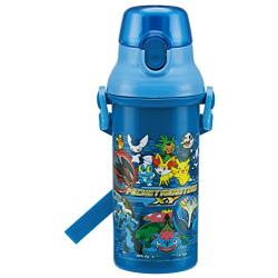 SKATER Plastic one-touch Bottle for Direct drinking (480ml)&quotPokemon XY 15" (Japan Import)