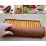 Silicone Swiss Roll Cake Mat - Non Stick Baking Rolling Kitchen Kitchenware Cooking Tools Oven Grill Brown