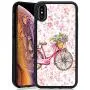 iPhone Xs iPhone X Case,Flexible Soft TPU Cover Shell,Slim Silicone Black Rubber Non-Slip Durable Design Protective Phone Case for iPhone Xs iPhone X -Bicycle