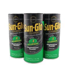 3 Pack Sun-Glo #4 Speed Shuffleboard Powder Wax