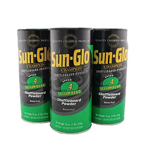 3 Pack Sun-Glo #4 Speed Shuffleboard Powder Wax