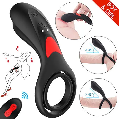 Vibranting Male Wand Massager Rechargeable Wireless Remote Control Back Neck Shoulder Relaxation Massaging with Multiple Men Vibrator Medical Grade Silicone Vibration Toys