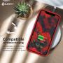 SURPHY Silicone Case Compatible with iPhone 11 Case 6.1 inch, Liquid Silicone Full Body Thickening Design Phone Case (with Microfiber Lining) for iPhone 11 6.1 2019, Red