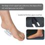 Madholly 6 Pairs Arch Support Gel Insole for Flat Feet, Transparent Adhesive Arch Pad for Women and Men