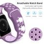 Bravely klimbing Compatible with Apple Watch Band 44mm 42mm 40mm 38mm, Soft Silicone iWatch Bands Replacement Sport Bands for iWatch Series 5 4 3 2 1 for Men and Women S/M M/L