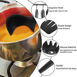 Silicone kitchenware, Ten Piece Silicone Cooking Utensils Set, Spatula Set Silicone Kitchen Utensils, Nonstick and Heat Resistant Cookware Set