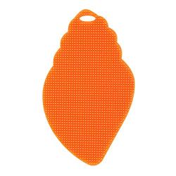 YZH LLC Silicone Dishwashing Brush Kitchen Supplies Creative Living Supplies Melon Fruit Cleaning Silicone Brush Antibacterial Mildew Kitchenware Orange