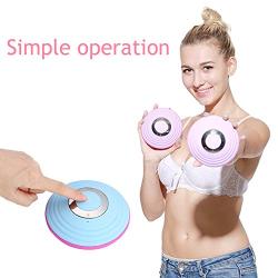 Woolala Breast Massage Wireless Vibrating Silicone Chest Breast Enhancer Enlargement Invisible Electric Breast Massager