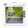 OXO Tot Mealtime On-The-Go Value Set with Roll-up Bib, Food Masher, and Feeding Spoon with Case