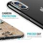iPhone Xs Max Case, Soft TPU Slim-Fit Flexible Ultra-Thin Clear Case, Full-Body Rugged Bumper Print Baby Turtle Case for iPhone Xs Max, Transparent