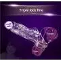Silicone penile Condom Expander expands Male Chastity Toys Lengthen Cock Sleeves Dick Socks Reusable Condoms Q2