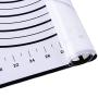 BESTONZON Kitchenware Pastry Mat, Silicone Baking Mat With Measurements,Non Stick Non Slip Pastry Rolling Mat,for Kitchen(40 60 Cm,Black)