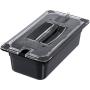 Carlisle 3066103 StorpPlus Third Size Food Pan, Polycarbonate, 4" Deep, Black