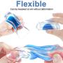 Gel Heel Cups, Silicone Heel Pads, U-Shaped Ergonomic Design, for Plantar Fasciitis, Bone Spurs and Achilles Tendon Pain, Shock Absorption Sole and Heel Cup for Foot Care