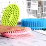 3 Pieces Exfoliating Silicone Body Scrubber Body Silicone Scrubber Brush Silicone Body Wash Scrubber for Skin Exfoliation, 3 Colors