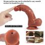 MiMi Ultra-Soft Realistic Toy with Suction Cup for Hands-Free Play,7.87 Inch (Double Layer Hardness Liquid Silicone) Tshirt for Beginners