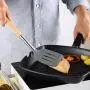 OBR KING 6pcs Silicone Kitchenware Set Non-Stick Spatula Turner Spoon with Storage Holder