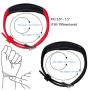 Rukoy Bands for Samsung Gear Fit 2 Band/Gear Fit 2 Pro[2-Pack: Black+Red], Replacement Straps Accessories for Samsung Gear Fit2 Pro SM-R365/Gear Fit2 SM-R360 Smartwatch (5.9"-7.5")