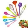 Silicone Kitchenware Utensil Set Silicone Cooking Utensils，Non-Stick & Heat Resistant for Cooking,Baking and Heat Resistant 230 Celsius