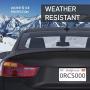 Rightcar Solutions Flawless Silicone License Plate Frame - Rust-Proof. Rattle-Proof. Weather-Proof. - Black