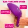 Soft Relax Massage Wireless Quiet Còckring Relax Toy Powerful Strong Vibration Delay Ring Silicone Massage Ring USB Charging Ceinim Relax Toys