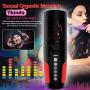 Induced Vibration Multi Vibration Frequency Mens Thrust and Rotation Male Handsfree Auto Suck Silicone Male Toys Cup Vágǐna Real Pūssy Sexrs Toys for Solo Men,Black