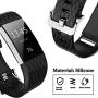 Hanlesi Bands Compatible with Fitbit Charge 2, Soft Silicone Breathable Fashion Sport Strap for Fit bit Charge2 Replacement Original Accessory