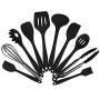 Silicone kitchenware, Ten Piece Silicone Cooking Utensils Set, Spatula Set Silicone Kitchen Utensils, Nonstick and Heat Resistant Cookware Set