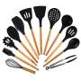 11 Pieces of Kitchen Set Home Kitchen Tools Household Goods Food Grade Silicone Heat Resistant Nonstick Cookware Set, Kitchenware