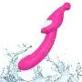 FUNRIDER Handheld Wireless Massager - Waterproof USB Charging Multi-Functional Massage Mode- Whisper Quiet -Soft Silicone Personal Massager-Pink