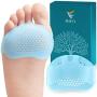 MHSY Metatarsal Pads for Women and Men, 4PCS Ball of Foot Cushions for Metatarsalgia Neuroma Mortons Neuroma Pads Atrophy Burning Sensations Relieve Pain