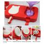Kitchenware DIY Silicone Ice Cream Ice Rod Mould With Wood Rod And Cover, Free Distribution Of Style Kitchen supplies