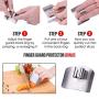 Daddy Chef Stainless steel Finger guard knife cutting protector Hand Kitchen Safe slice tool for Chef - Cooking Avoid Hurting When Slicing and chopping