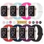 TIMTU Sport Band Compatible with Apple Watch Band 40mm 38mm 42mm 44mm, Soft Silicone Strap Replacement for Apple Watch Series 5 4 3 2 1 for Women/Men