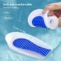 Heel cups for plantar fasciitis heel pain, Heel Pads for Women Bone Spur Relief Gel Heel Cup Silicone Heel Protectors Shoe Inserts Shock Absorbing Protector Pad Lightweight honeycomb Foot Comfort Pads