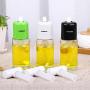 OUNONA 170ml Oil Sprayer - Portable Oil Spray Bottle Vinegar Glass Spraying Bottle Glass Kitchenware for Cooking/BBQ (White)