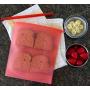 Gallon Size Reusable Silicone Food Storage Bag - Freezer Bags (2pack)