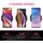 SMPL. Fast Wireless Charger, 10W Wireless Charging Pad, Compatible with iPhone Xs Max/XR/XS/X/8/8 Plus, Galaxy S10/S9/S9+/S8/S8+/Note 9 and More (Black)