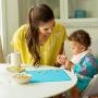 Munchkin Silicone Placemats for Kids, 2 Pack, Blue/Purple