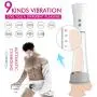 Male Electric Blow Job Stroker for Men Stamina Training Soft Silicone Dolls Mens Adult Toys Artificial 3D Realistic Lifelike Toys for Men Deep Thrusting Cup Underwear Toys,T-Shirt